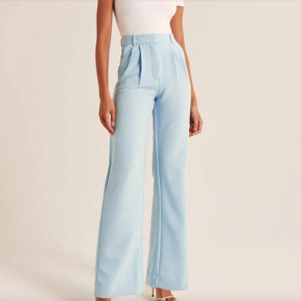 A&F Sloane Tailored Pant - Blue